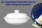 Preview: Brottopf klein mit Schrift (1 Zeile) Diagonale