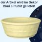 Preview: Brötchenkorb blau 3 Punkt