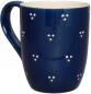 Preview: Cappuccino mit Schrift (2 Zeilen) blau 3 Punkt