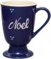 Preview: Fußtasse mit Schrift (1 Zeile) blau 3 Punkt
