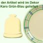 Preview: Gewürzdose II karo grün-blau