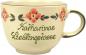 Preview: Jumbotasse mit Schrift (2 Zeilen) Wilde Rose