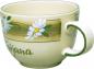 Preview: Jumbotasse mit Schrift (1 Zeile) Dekor Margueritenblume
