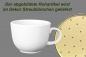 Preview: Jumbotasse mit Schrift (2 Zeilen) Streublume