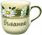 Preview: Namensbecher (1 line) Dekor Margueritenblume