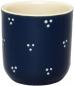 Preview: Kaffeebecher blau 3 Punkt