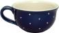 Preview: Kaffeeobertasse Blau 1 Punkt