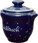 Preview: Knoblauchtopf blau 1 Punkt