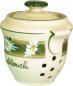 Preview: Knoblauchtopf Dekor Margueritenblume