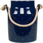 Preview: Milchkanne 23 cm blau 1 Punkt - Kopie