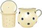 Preview: Mollytasse mit Sieb und Deckel Elli blau