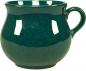 Preview: Mollytasse grün Sprenkel