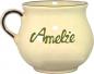 Preview: Mollytasse mit Schrift (1 Zeile) Mohn