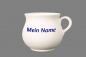 Preview: Mollytasse mit Schrift (1 Zeile) Vergissmeinnicht bordeaux