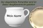 Preview: Mollytasse mit Schrift (1 Zeile) Vergissmeinnicht