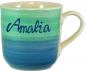 Preview: Namensbecher mit Schrift (1 Zeile) Aqua