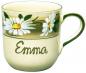 Preview: Namensbecher (1 line) Dekor Margueritenblume