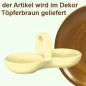 Preview: Pfeffer-Salz Napf braun