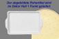 Preview: Platte 19 eckig hell 1 Punkt