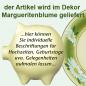 Preview: Sparschwein groß mit Schrift (3 Zeilen) Dekor Margueritenblume