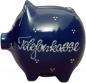 Preview: Sparschweine mittel mit Schrift 1 Zeile