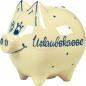 Preview: Sparschweine mittel mit Schrift 1 Zeile