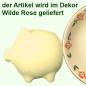 Preview: Sparschwein mittel Wilde Rose
