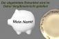 Preview: Sparschwein mittel mit Schrift (1 Zeile) Vergissmeinnicht