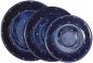 Preview: Dessert Plate 19 mit Schrift (2 Zeilen) Blue 1 point