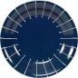 Preview: Teller 24 tief Nadelstreifen blau