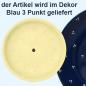 Preview: Wanduhr blau 3 Punkt