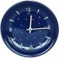 Preview: Wanduhr blau 3 Punkt