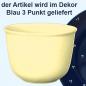 Preview: Übertopf 14 cm blau 3 Punkt