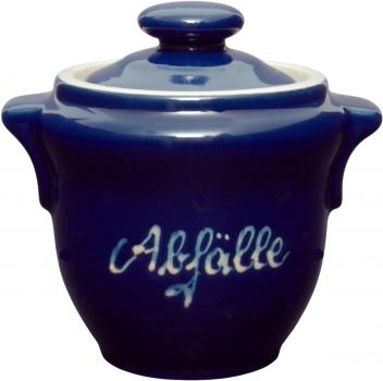 Abfälle glänzend blau