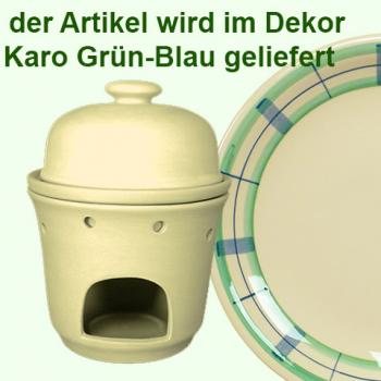 Apfelbräter karo grün-blau