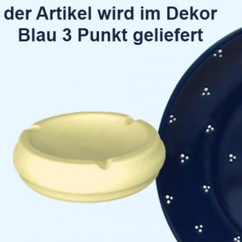 Ascher 15 cm blau 3 Punkt