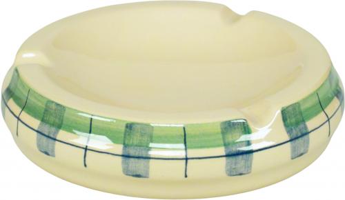 Ascher 15 cm karo grün-blau