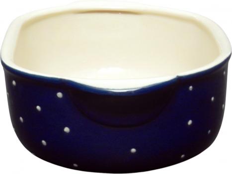 Auflaufform 24 blau 1 Punkt