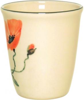 Becher Bacchus Mohn