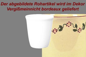 Becher Bacchus Vergissmeinnicht bordeaux