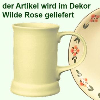 Bierkrug 0,3 l Wilde Rose