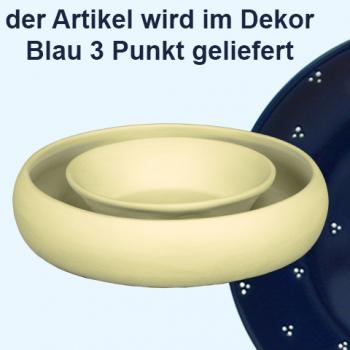 Blütenkranz Voll blau 3 Punkt