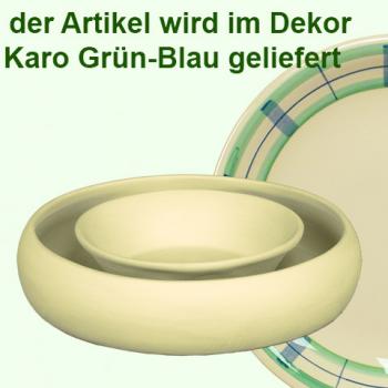 Blütenkranz Voll karo grün-blau