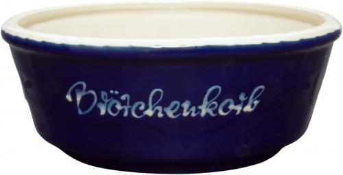 Brötchenkorb glänzend blau