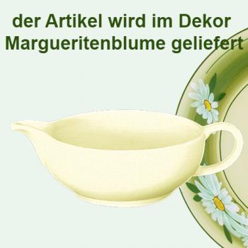 Butterpfännchen Dekor Margueritenblume