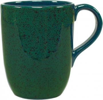 Cappuccinotasse grün Sprenkel