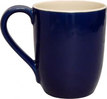 Cappuccinotasse matt blau
