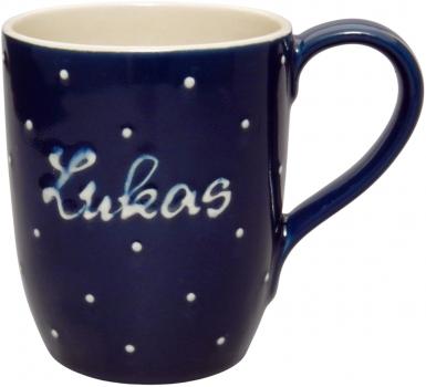 Cappuccino with font Blue 1 point