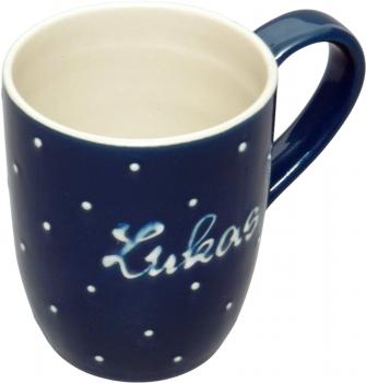 Cappuccino mit Schrift (1 Zeile)