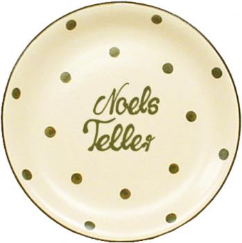 Dessert Plate 19 mit Schrift (2 Zeilen)